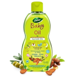 Dabur beebi&otilde;li: Mittekleepuv beebimassaaži&otilde;li ilma kahjulike kemikaalideta | Sisaldab jojobat, oliive ja mandleid | Dermatoloogiliselt testitud, ei sisalda parabeene yellow