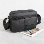 Cargo Style meeste &otilde;lakott Lihtne Crossbody kott Mood Street Trend Messenger kott Veekindel kandikott must