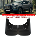 2 tk/komplekt JAC T9 2023 2024 2025 jaoks Auto stiil ABS Auto poritiivad Pritsmekaitse Porikaitse Poritiivad Tagumine poritiib Auto tarvikud must