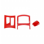 Auto k&auml;iguvahetuspaneeli kaane topsihoidja Dekoratiivsed k&auml;iguk&auml;epideme kaunistuskleebised, mis sobivad Dodge Charger 2015 Up ABS-i sisetarvikutele punane