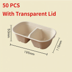 Kerge salatiga Mochi pakkekarbid &Uuml;hekordsed l&otilde;unakarbid Biolagunevad Takeout 700 ML Coca-Cola sektsiooniga Bento l&otilde;unakarbid