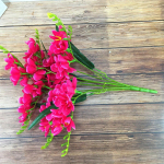 Kunstlik orhidee siidist lill Kunstlilled Orhidee lill ilma lillepotita Majapidamine Pulma lilleseade Lill koju Pulma kaunistus roosa