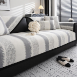 Uued &scaron;enill-diivanikatted musta valge triibuga diivanipadi Kodusisustus tugitool r&auml;tik m&ouml;&ouml;bel istmekate Diivanimatt elutuppa 70x70