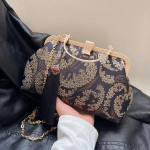 Luksuslik &Otilde;htune Naistele Disainer Lukuga Karbiklamber K&auml;sitsi valmistatud Tutt Kangast Kotid &Otilde;laketiga Kotid Oranžid S&otilde;numitoojakotid