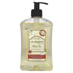A La Maison de Provence, Hand & Body Liquid Soap, White Tea Fragrance, 16.9 fl oz (500 ml) beige