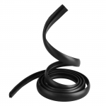 Uus kasulik aknatihendi tarvik must auto esipaneeli osade vahetus esiklaasi tihendatud dekoratiivliistu CHINA