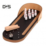 1 komplekt lauaarvuti minikeeglim&auml;ng stressi ja &auml;revuse leevendamiseks kaasaskantav reisimine puidust v&auml;ike keeglipall Kodukontori laud M&auml;nguasi Lastele Teismelistele T&auml;iskasvanutele Kingitus 1 Set