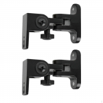 2Pcs Speaker Shelves Holder Audio Stand Aluminum Alloy Easy to Install Universal External Riser Wall