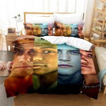 TV Outer Banks Voodipesukomplekt Poistele T&uuml;drukutele &Uuml;heinimesevoodi Kuningasuuruses Tekikott Padjap&uuml;&uuml;r Voodi Lastele T&auml;iskasvanutele Mood Kodutekstiil AU Double 180x210cm