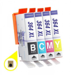 Cartouches d'encre - TONERMEDIA - HP 364XL - Compatible - Pack de 4 - Multi-couleurs