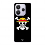 Coque - Maniacase - Xiaomi Redmi Note 14 5G - Drapeau One Piece - Souple - Noir