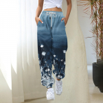 Naiste dressip&uuml;ksid kottis k&otilde;rge v&ouml;&ouml;kohaga pluss suuruses dressip&uuml;ksid, taskutega, tr&uuml;kitud p&uuml;ksid naiste p&uuml;ksid XXL