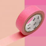 Masking tape d&eacute;grad&eacute; fluo rose et vert - 1,5 cm x 7 m