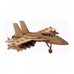 Maquette avion en carton - Marron - 16,5 x 17,5 x 6 cm