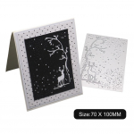 Hirve Raam T&auml;histaeva All Metallist H&otilde;bedane &Scaron;abloon Reljeefsurve L&otilde;iketerad DIY Scrapbooking Paberi Album Kaartide Valmistamiseks h&otilde;be