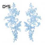 2 tk tikandid pitsaplikatsioonid &otilde;mblemine lillekangast krae plaastri motiiv pulmakleit pruut meisterdamine igap&auml;evaseks kandmiseks r&auml;tsepapoed