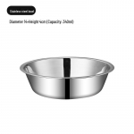 Kaheotstarbeline puidust alus keraamilise lemmikloomakausiga: &Uuml;mberminekuvastane disain kaelakaitseks, sobilik kassidele ja koertele. Pet stainless steel bowl