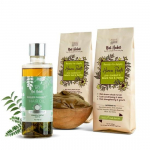 Nat Habit Kasutusvalmis Henna Pasta & Purustatud Kolmelehelise Suve Juukse&otilde;li - Juuksemask Ideaalne Kombinatsioon (Kombineeritud 3 tk)