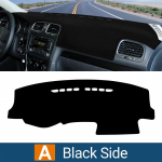 Volkswagen VW Golf 6 MK6 2008 2009 2010 2011 2012 auto armatuurlaua kate V&auml;ltige kerget padjakest p&auml;ikesevari UV-vastased vaibad libisemiskindlad vaibad