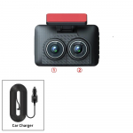 3 kanaliga auto armatuurkaamera videosalvesti Full HD 1080P infrapuna &ouml;&ouml;n&auml;gemisega DVR parkimismonitori G-sensoriga auto musta kasti armatuurkaamera 【2 channels】No Buck Line