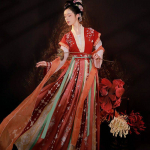 Hanfu naiste uus hiina stiilis superhaldjalik elegantne tang-stiilis v&ouml;&ouml;ni ulatuv naiste volditud kleit iidne kevad- ja s&uuml;giskleit XS