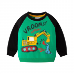 2025. aasta laste multifilmide kampsun: S&uuml;gisene puuvillane Raglan pullover poistele 140cm