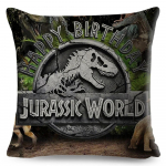50 stiilis Jurassic Parki logo padjakate diivanile, koju, lastetuppa, dinosauruseprindiga padjap&uuml;&uuml;r, pol&uuml;esterist padjakate 45x45cm