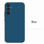 Samsung Galaxy S24 &uuml;mbrisele Samsung Galaxy S24 Plus S24 Ultra 5G kate Luksuslik TPU p&otilde;rutuskindel vedelsilikoonist telefoni&uuml;mbris For Samsung S24 sinine