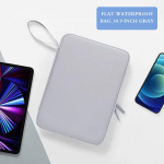 Nahast tahvelarvuti kaitse&uuml;mbris hoiukott sobib Apple 10-tolline, Huawei 12-tolline, s&uuml;learvuti, tahvelarvuti vooderkott, veekindel, &otilde;likindel, kulumiskindel 10.9 inches roosa