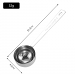 15/30 ml roostevabast terasest kohvilusikas m&otilde;&otilde;telusikas piim kohvioa lusikas pika varrega kohvilusikad k&uuml;psetuskohvriistad T&ouml;&ouml;riistad L