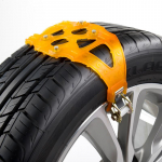 Laiendatud libisemisvastased lumeketid autodele: Kiirkinnitusega h&auml;daolukorra p&otilde;genemiskett, tungrauda pole vaja.