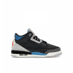 Air Jordan 3 Retro OG GS Rare Air Laste tossud Must T&scaron;iili-punane Neutraalne hall IB8968-004 37.5