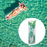 Inflatable Pool Float Mat above Water Keep Cool Fun Raft Lounger Style A