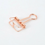 5 tk k&ouml;itmisklambrid kirjaklambrid kontoritarbed k&ouml;itmistarbed failid kott dokumendid kottklambrid metallklambrid 5pcs rose gold