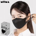 MIMA tervisemask v&auml;ike suurus 30 tk (KF94) valge/must, vali 1 Small Black 30 Pieces KF94