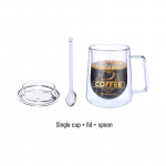 Mingshangde L&auml;bipaistev Kahekihiline Isoleeritud Klaasist Kohvitass 100-450ml