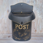 Shabby Chic postkast, Seinale kinnitatav postkast, Kontori Nostalgiline V&otilde;lu Kirjaava V&auml;rav Maakodu V&auml;ljas