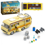 Break Badding RV MOC Ehitusklotsid V&auml;ikesed DIY Haagissuvilad Auto Loomingulised Klotsid M&auml;nguasi Mudelikomplekt V&auml;ljapanekuks TV M&auml;ng Auto Mudel 22x8x9.5cm