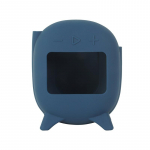 Silikoonist kandev kaitsekatte hoidja k&otilde;larite &uuml;mbris, mis &uuml;hildub Jbl Clip4-ga punane