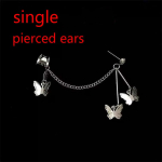 Bohemian Lady Temperament Haldjas Liblikas T&uuml;druku Isiksuse Disain Liialdatud K&otilde;rvar&otilde;ngad K&otilde;rva Luu Klamber MIT Ear clip h&otilde;be