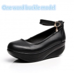 Ehtsast nahast naiste kingad vabaaja kiilkontsaga kingad &uuml;mara ninaga madala s&auml;&auml;rega mugavad naiste kingad naiste platvorm k&otilde;rge kontsaga kingad 33-43 34