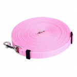 Koera pikk jalutusrihm 32,8 jalga reguleeritav kaasaskantav koerte treenimisrihm suurtele koertele Matkamine telkimine roosa