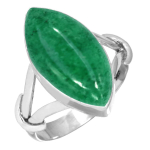 925 Sterling H&otilde;bedast S&otilde;rmus Naistele Kivist K&auml;sit&ouml;&ouml; Ehe Anniversary Kingitus Draakoni Veri Jaspis Granaat Lubjakivis Kiwi Kvarts Solitaire 8