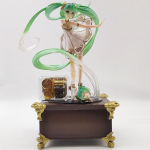 Vocaloid Hatsune Miku S&uuml;mfoonia 5. aastap&auml;eva Versioon. PVC Action Figuuri Anime Figuuri mudel M&auml;nguasjad Collection Doll Kingitus beige
