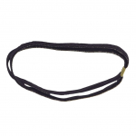 Naiste stiilne elastne Bling juuksepael, topeltpunutud s&auml;rav peapael N/A must