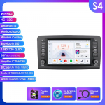 Ossuret 2Din Android 13 Autoraadio Mercedes Benz GL ML W164 ML350 ML500 X164 GL35 GL45 2005-2012 Navigatsiooniga GPS Intelligentsne Multimeedia Video WIFI S4 8Core 4G 32G AI
