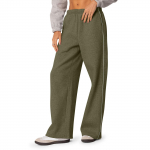 Naistele m&otilde;eldud kottis dressip&uuml;ksid k&otilde;rge v&ouml;&ouml;kohaga dressip&uuml;ksid, taskutega naiste trennip&uuml;ksid L