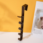 Creative Home Multifunktsionaalne 5 konksuga kaasaskantav riidekapp, mantlikonks, k&ouml;&ouml;k, vannituba, ukse taga, r&auml;tikuhoidja, hoiukonksud