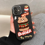 OPPO A16 A38 A57 A58 A74 A78 A98 jaoks Reno8T Reno13F jaoks Realme C25S C53 C65 jaoks multikas must kass h&otilde;bedase &auml;&auml;rega pehmest vedelast silikoonist kaitse&uuml;mbris OPPO Reno5 Lite sinine