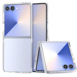 Moodne l&auml;bipaistev &uuml;li&otilde;huke kaitse&uuml;mbris Samsung Galaxy Z Flip7 5G Flip6 Flip5 Flip 7 6 5 Flip3 Flip4 Flip2 Flip 4 3 2 jaoks Galaxy Z Flip6 puhas